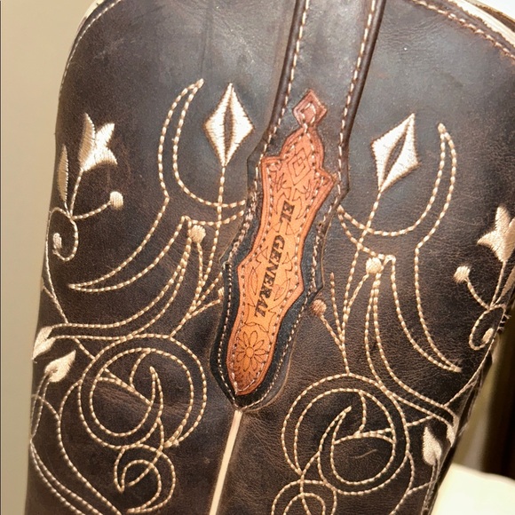 Women’s El General Western Cowboy Boots. - Picture 3 of 5